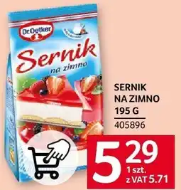 Selgros Sernik na zimno 195g Dr. Oetker oferta