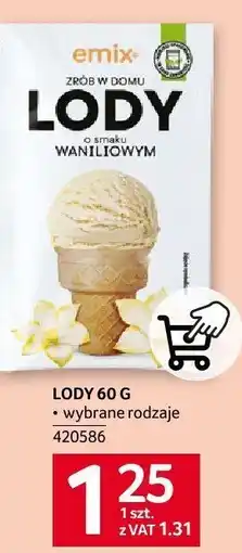 Selgros Lody 60g Emix oferta