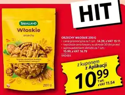Selgros Orzechy włoskie 200g Bakalland oferta