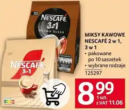 Selgros Napój kawowy NESCAFE 3w1 w saszetkach różne rodzaje oferta
