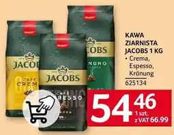 Selgros Kawa ziarnista JACOBS 1 KG Crema, Espresso, Kronung oferta