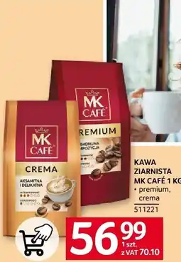 Selgros Kawa ziarnista MK CAFE 1 KG premium, crema oferta