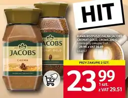 Selgros Kawa rozpuszczalna JACOBS CRONAT GOLD CREMA 200 G oferta