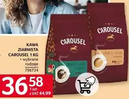 Selgros Kawa ziarnista CAROUSEL 1 KG wybrane rodzaje oferta