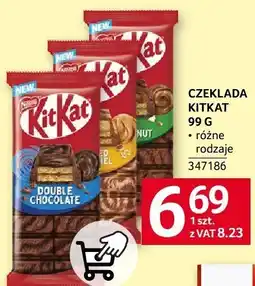 Selgros Czekolada KIT KAT 99 G różne rodzaje oferta