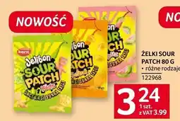Selgros Żelki SOUR PATCH 80 G różne rodzaje oferta
