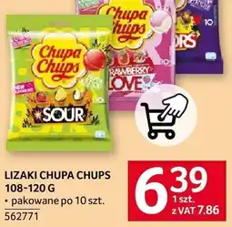 Selgros Lizaki CHUPA CHUPS 108-120 G pakowane po 10 szt oferta