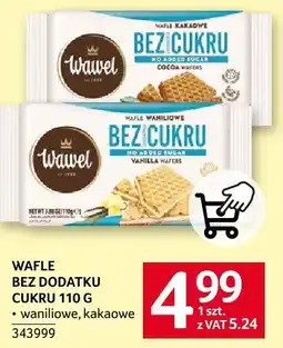 Selgros Wafle bez dodatku cukru Wawel oferta