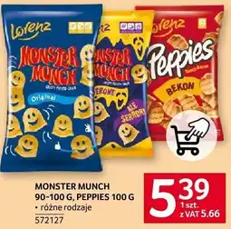 Selgros Przekąski Monster Munch, Peppies Lorenz oferta