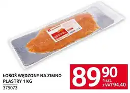 Selgros Łosoś wędzony na zimno plastry Economy oferta