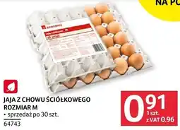 Selgros Jajka z chowu ściółkowego rozmiar M Economy oferta