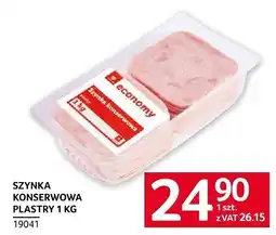 Selgros Szynka konserwowa plastry Economy oferta