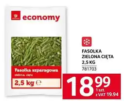 Selgros Fasolka zielona cięta Economy oferta
