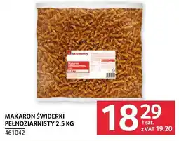 Selgros Makaron świderki pełnoziarnisty economy oferta