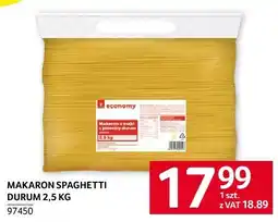 Selgros Makaron spaghetti durum economy oferta