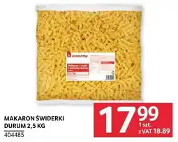 Selgros Makaron świderki durum economy oferta