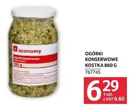 Selgros Ogórki konserwowe kostka economy oferta