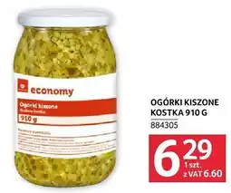 Selgros Ogórki kiszone kostka economy oferta