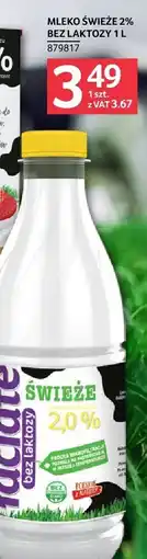 Selgros Mleko świeże 2% bez laktozy Łaciate oferta