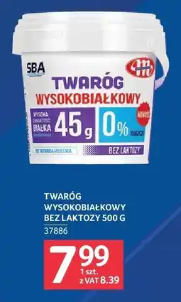 Selgros Twaróg wysokobiałkowy bez laktozy Mlekovita SBA oferta