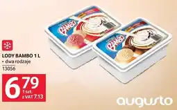 Selgros Lody Bambo dwa rodzaje Augusto oferta