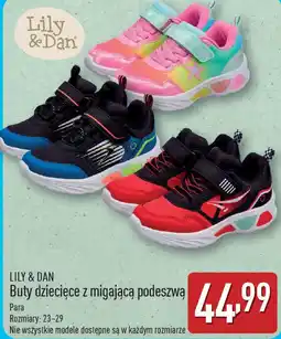 ALDI LILY & DAN Buty dziecięce z migającą podeszwą oferta