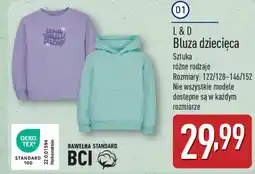 ALDI L&D Bluza dziecięca oferta