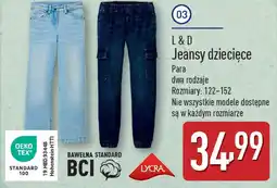 ALDI L&D Jeansy dziecięce oferta