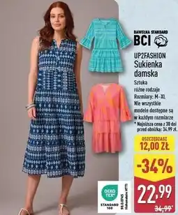 ALDI Sukienka damska m-xl Up2Fashion oferta