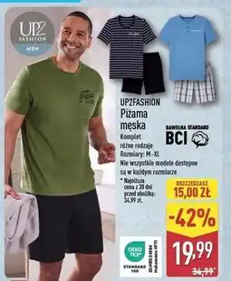 ALDI Piżama męska m-xl Up2Fashion oferta