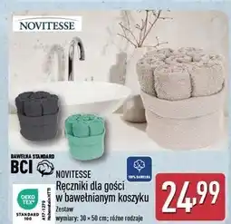 ALDI Ręczniki w koszyku 30 x cm Novitesse oferta