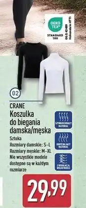 ALDI Koszulka męska do biegania m-xl Crane oferta
