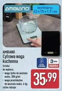 ALDI Waga kuchenna Ambiano oferta