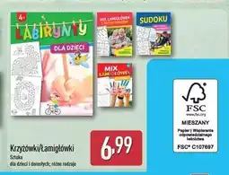 ALDI Mix łamigłówek z dużym drukiem oferta