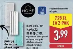 ALDI Nakładki na mop Home Creation oferta