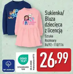 ALDI Sukienka/ Bluza dziecięca z licencją oferta