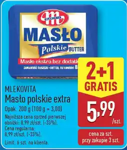 ALDI MLEKOVITA Masło polskie extra oferta