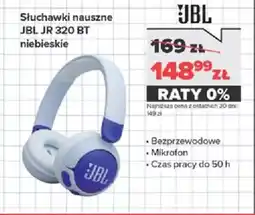 Neonet Słuchawki nauszne JBL JR 320 BT oferta