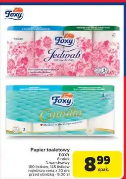 Carrefour Papier toaletowy Foxy Camilla oferta