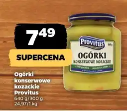 Netto Ogórki konserwowe kozackie Provitus oferta