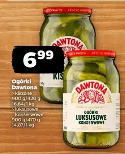 Netto Ogórki kiszone Dawtona oferta