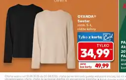 Kaufland Sweter Oyanda oferta