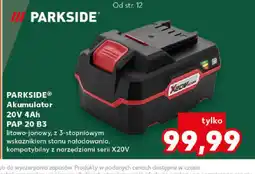 Kaufland Akumulator Parkside PAP 20 B3 oferta