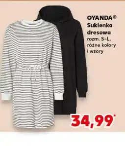 Kaufland Sukienka dresowa Oyanda oferta