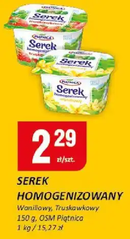 Chorten Serek homogenizowany waniliowy, truskawkowy OSM Piątnica oferta