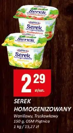 Chorten Serek homogenizowany waniliowy, truskawkowy OSM Piątnica oferta