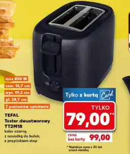 Kaufland Toster dwuotworowy TEFAL TT2M18 oferta