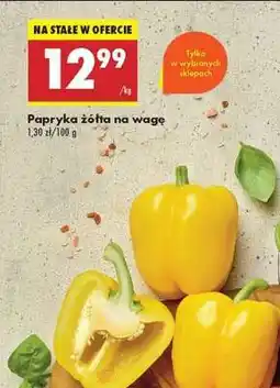 Biedronka Papryka zółta na wage oferta