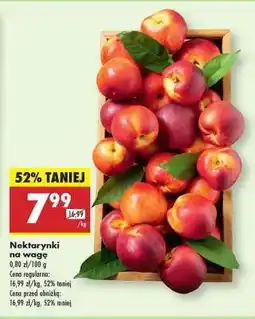 Biedronka Nektarynki na wage oferta