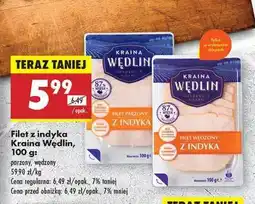 Biedronka Filet z indyka Kraina Wędlin , 100 g oferta